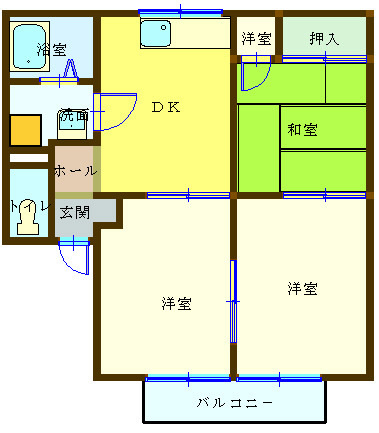 【間取り】 | プリシェール金屋