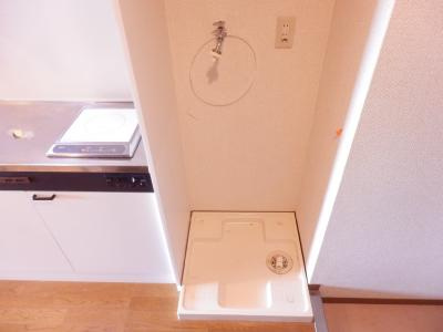 らくさいめぞん２の設備|室内洗濯機置き場