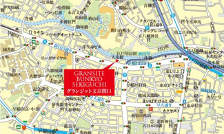 【地図】 | 【グランジット文京関口】