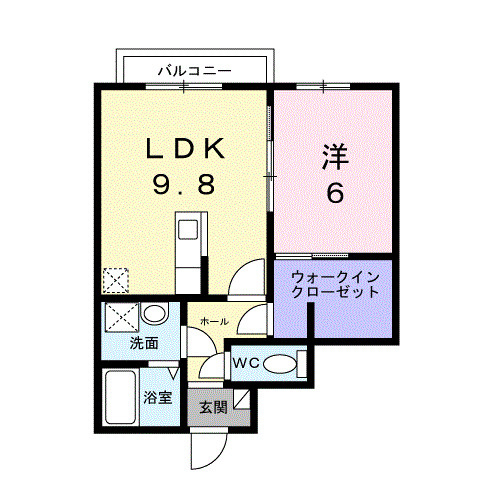 アリエッタ　Aの間取り