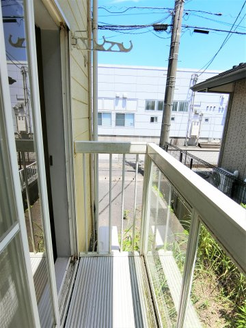 パープルコートのバルコニー