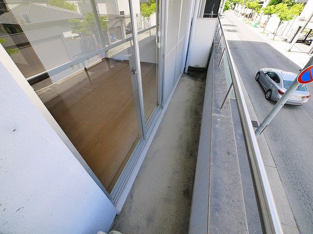 マンション　ヒライのバルコニー|広々としたバルコニーです