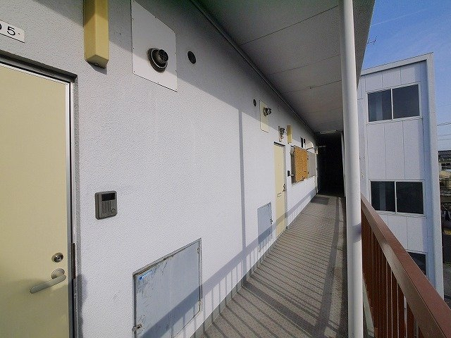 マンション　ヒライのその他共用部分|共有部分の通路はこのようになってます