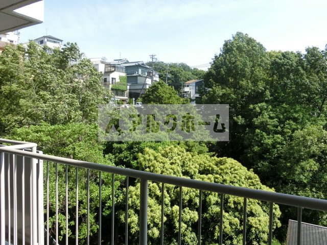玉手山サンハイツの展望|玉手山サンハイツ　バルコニー　展望　眺望
