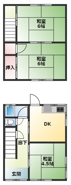 日浅住宅の間取り