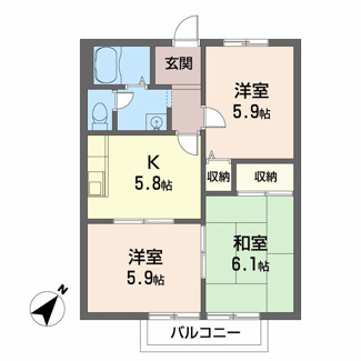 【間取り】 | フレグランス箕形