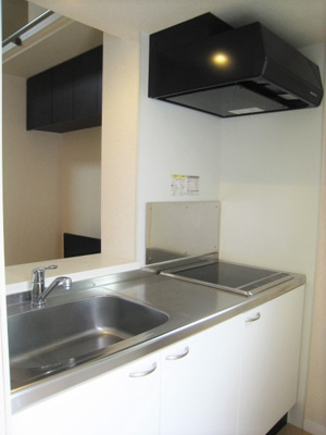 【キッチン】 | ペアシャイン | IH＆ラジエントの２口コンロ付きカウンターキッチン