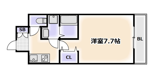 【間取り】 | エスリード難波WEST