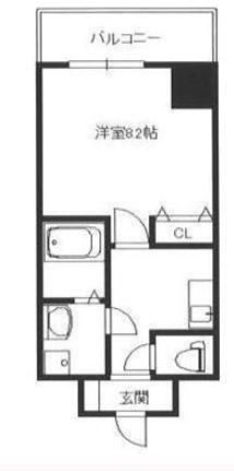 ASTIA西中島Ⅱの間取り