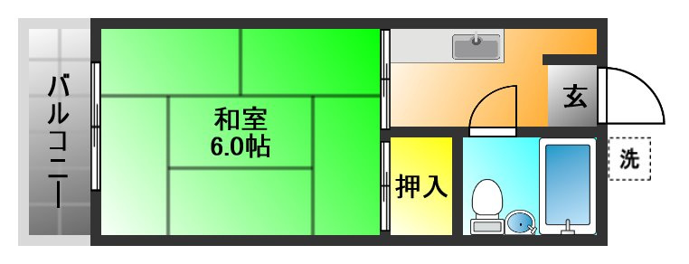 コーポ近藤の間取り