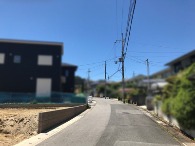 【前面道路含む現地写真】 | 大津市清風町　新築分譲地
