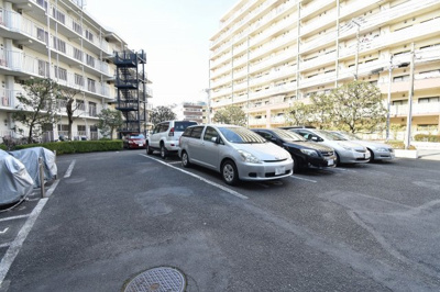 【駐車場】 | 多摩川ビューハイツ | 平置き駐車場