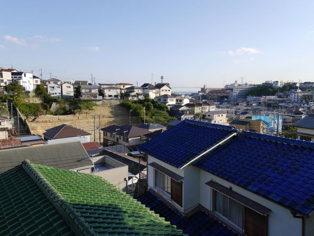 西朝霧丘貸家の展望|明石大橋望めます