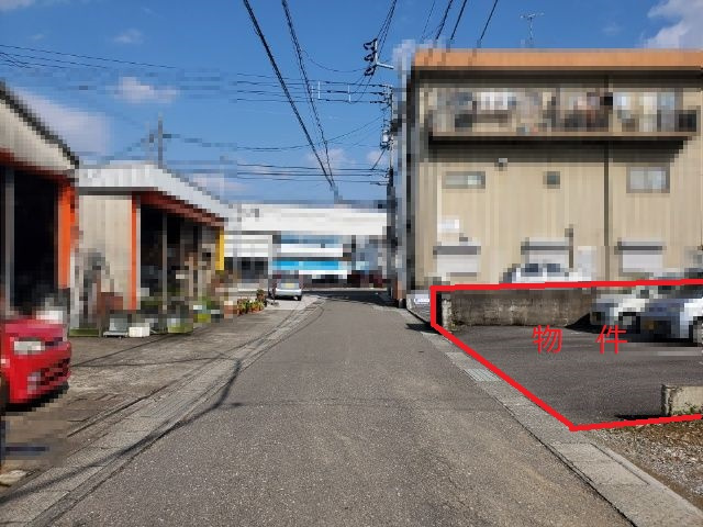 高知市鵜来巣の前面道路含む現地写真|西側接道　南→北