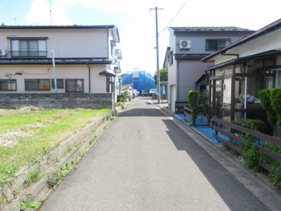 【前面道路含む現地写真】 | 能代市落合下大野・売地