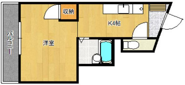 コーポ幸【キャッシュバック対象物件】の間取り