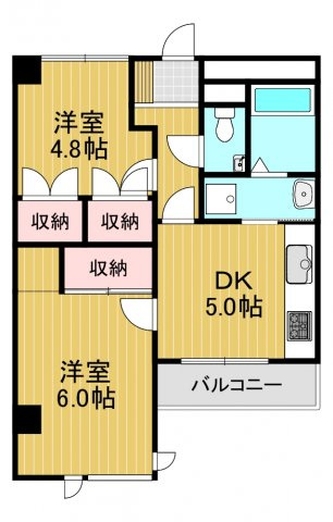 フラワーマンションの間取り