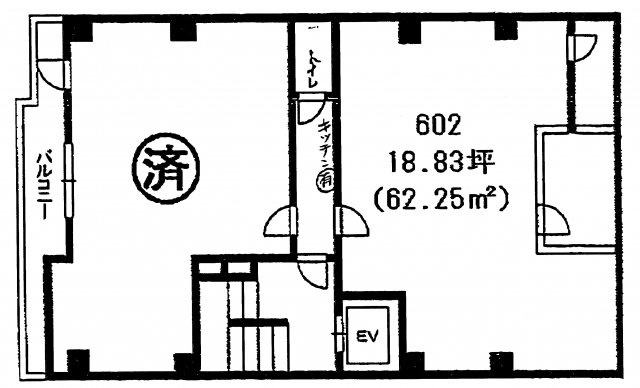 麻布エスビルの間取り