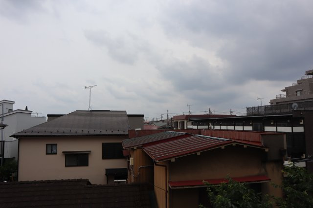 パールハイツ津田沼　３階部分の展望|前面は抜けており開放的です。