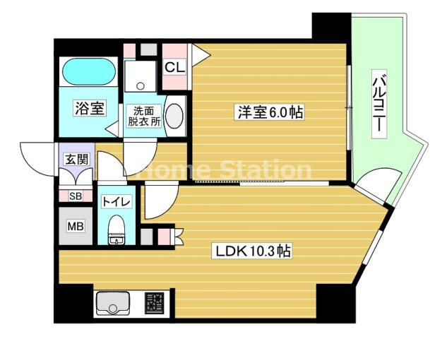 【間取り】 | スワンズシティ福島グランデ