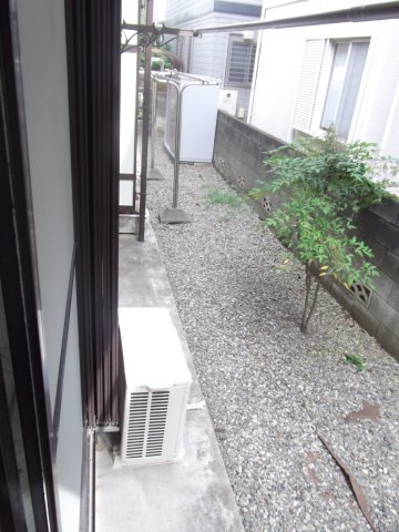 メープルハイツのバルコニー