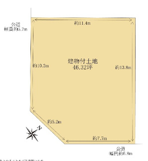 【土地図】 | 野洲市行畑　売土地