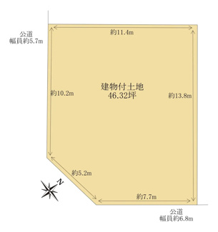 【土地図】 | 野洲市行畑　売土地