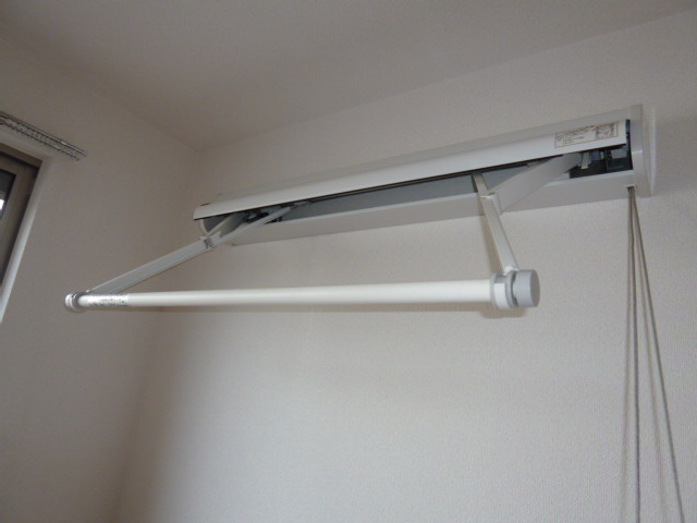 児島テラスＡの設備|室内物干し