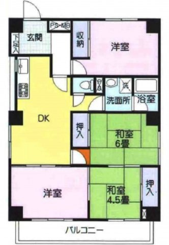 【間取り】 | ライオンズマンション八王子