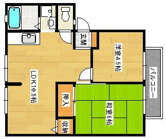 【間取り】 | サンビレッジ・なかもり
