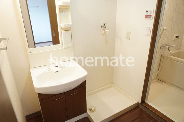 合志市須屋の賃貸マンションの洗面所