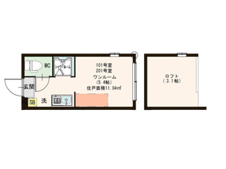 【間取り】 | Ｒｉｔｚｙ Ｈｏｕｓｅ Ｋａｍｉｓｈａｋｕｊｉｉ