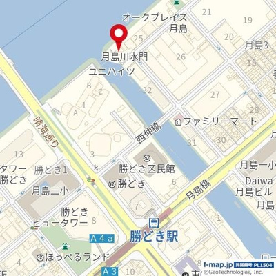 【地図】 | 菱和パレス月島