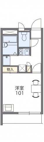 【間取り】 | レオパレスキッショー２