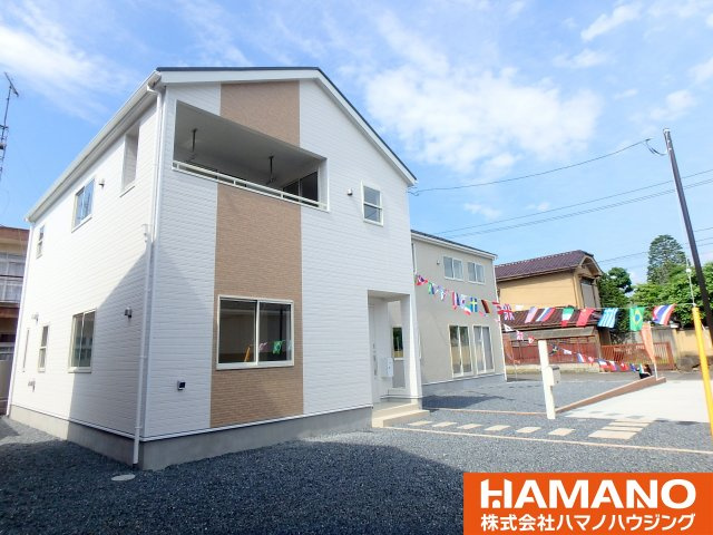 筑西市甲第1：2号棟の外観|外はこのようになっています