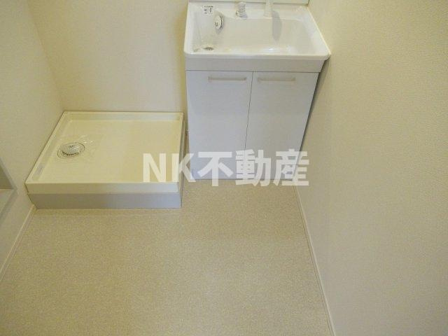 【洗面所】 | トレジャーメゾン岩田（若江岩田賃貸） | 使いやすい洗面所です