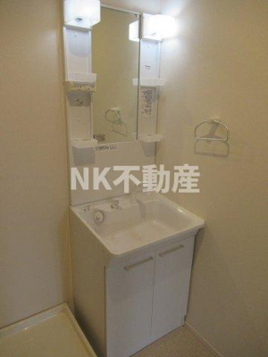 【洗面所】 | トレジャーメゾン岩田（若江岩田賃貸） | 使いやすい洗面所です