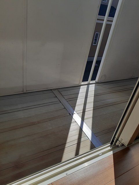 エントピア名和北Aのバルコニー