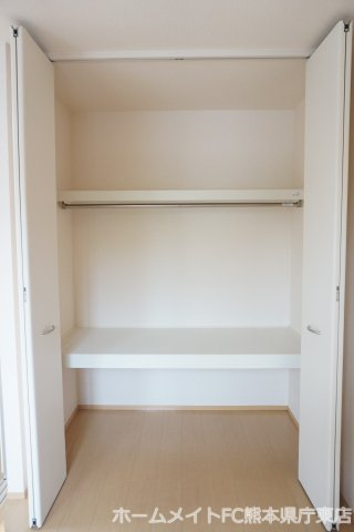 熊本市東区健軍４丁目のアパートの収納