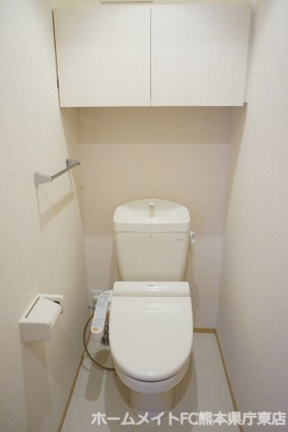 熊本市東区健軍４丁目のアパートのトイレ