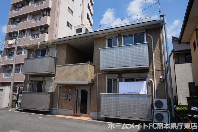 熊本市東区健軍４丁目のアパートの外観