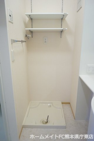 熊本市東区健軍４丁目のアパートの洗面所