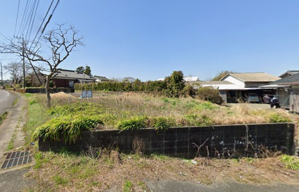 都城市豊満町の売地の外観