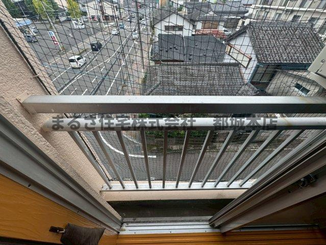 エムズ牟田のバルコニー