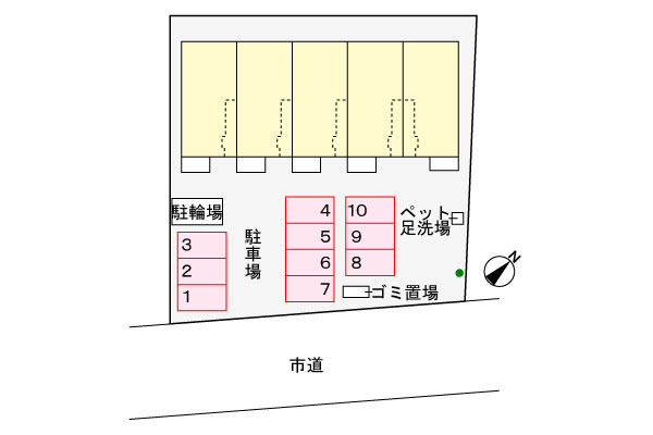 ブライトヒルの区画図