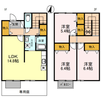 【間取り】 | エスト・エトワール　Ａ