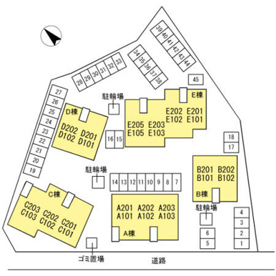 【区画図】 | フレンドリー９１C・D・E