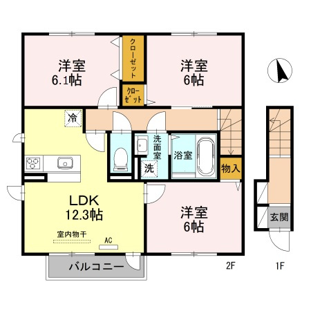 D-room御立の間取り