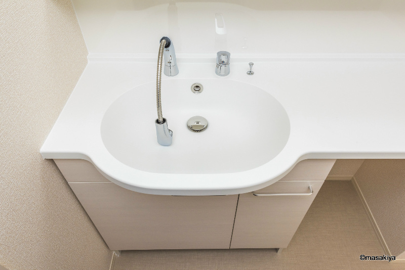 グラン・アイールの洗面所|洗面・脱衣　シャンプードレッサー付き。