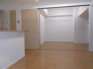 レジデンス・スエヒロ上本町の居間・リビング